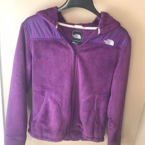 NORTH FACE WOMENS ZIP UP JACKET W HOOD